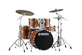 Yamaha Stage Custom Birch 5pc Drum Shell Pack With a 20 Kick Drum and 14” Snare Drum in Honey Amber For Students and Working Drummers (SBP0F50HA)