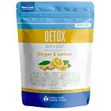 Detox Bath Salt 32 oz Epsom Salt with Pure Essential Oils Ginger and Lemon