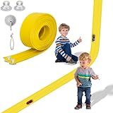Flex Track 15 Ft Starter Set, Flexible Race Car Ramp Track for Ages 3 & Up with Suction Cups Compatible with Hot Wheels and Diecast 1/64th Cars
