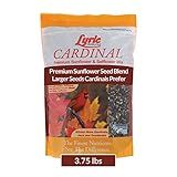Lyric Cardinal Wild Bird Seed for Outside Feeders – Premium Sunflower & Safflower Bird Seed Mix for Cardinals, Grosbeaks, Blue Jays & More, 3.75 lb Bag