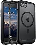 jaroco for iPhone SE Case 2022/2020/3rd/2rd,iPhone 8/7 case, [Compatible with MagSafe][Military Grade Drop Protection][Heavy Duty Protection][Non-Slip] 2-Layer Durable Bumper Phone Case 4.7''-Black