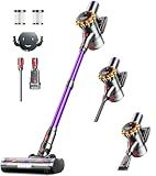 Cordless Vacuum Cleaner,Upgraded 550W 45KPA 60Mins Vacuum Cleaners for Home,Self-Standing Stick Vacuum with LED Display,8 in 1 Lightweight Anti-tangle Wireless Vacuum for Pet Hair Carpet Hard Floors