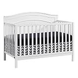 Oxford Baby Nolan 4-in-1 Convertible Baby Crib, Snow White, GreenGuard Gold Certified