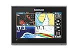 Simrad GO9 XSE Chartplotter and Fishfinder with 83/200 Transom Mount Transducer and C-MAP Discover Chart Card, 9 Inch Screen, Black, 000-16293-001