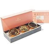 VAHDAM, BLUSH - Assorted Tea Gift Set, 3 Premium Teas in Tin Caddy Presentation Box | Loose Leaf Teas | Gift for everyone