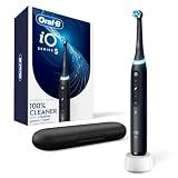 Oral-B Rechargeable Electric Toothbrush, iO5 Customizable Clean, 5 Cleaning Modes, Visual Pressure Sensor to Protect Gums, Travel Case, Black