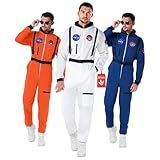 Morph Astronaut Costume Adult, White Space Suit Men, Mens Halloween Costume Astronaut Suits, Nasa Costumes Adult, Large