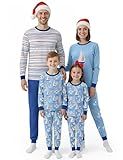 Yoofoss Family Christmas Pajamas Matching Sets, Organic Cotton Holiday Christmas Pjs for Family Adult Women Men, Soft & Durable