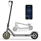 NAVIC T5 Electric Scooter Adults, Powerful 350W Motor, Max 22 Miles Long Range, Top Speed 19 MPH, 8.5" Solid Tires, E Scooter for Adults with APP Control