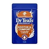 Dr Teal's Epsom Salt Magnesium Soak, Soothe & Comfort with Oat Milk & Argan Oil, 3 lbs