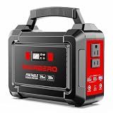 MARBERO Portable Power Station 350W Peak Camping Solar Generator Laptop Charger 296Wh Power Bank with AC Outlet 110V with Multi-Output LED Flashlights for CPAP Home Camping Hurricane Emergency