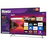Roku Smart TV 2025 – 65-Inch Plus Series, Mini-LED TV – RokuTV with Enhanced Voice Remote – Flat Screen 4K QLED Television with Dolby Vision & Wi-Fi for Streaming Live Local News, Sports