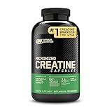 Optimum Nutrition Micronized Creatine Monohydrate Capsules, Keto Friendly, 2500mg, 200 Capsules (Packaging May Vary)