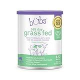 Bubs 365 Day Grass Fed Infant Formula with Iron, Cow Milk-Based Powder for Infants 0-12 Months, Made with Non-GMO Milk, 20 oz