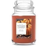 Yankee Candle Spiced Pumpkin, Fall Scented Candle, 22oz Large Jar with up to 150 Hour Burn Time