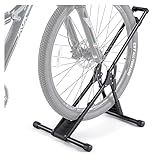 CHEPARK Bike Floor Stand Rack- Indoor Bike Stand for Garage/Home - Bike Storage Bicycle Parking Rack Fit 20”-29” Mountain Road Bikes (1 Bike Rack)