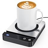Mug Warmer,Coffee Mug Warmer with 3-Temp Settings,304 Stainless Steel Coffee Warmer with Digital Display, 2-12H Timer Setting Mug Warmer for Desk, Coffee Cup Warmer As Ideal Gift for Coffee Lovers