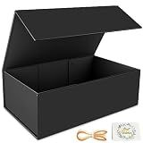 RYDDOY Black Gift Box, 9.5x6x3'' Gift Boxes with Lids for Presents