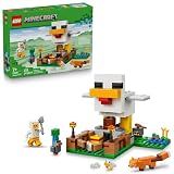 LEGO Minecraft Chicken Farm Building Toy for Kids - Video Game Playset & Figures for Boys & Girls, Ages 7+ - Gift for Birthdays - 21585