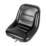 Universal Tractor Seat, High Back Compact Forklift Seat Lawn Mower Seat for Most Heavy Machinery Vehicles, Kubota B7400 BX1800 Replace, For John Deere 655 755 855 & 955 Compact Tractor