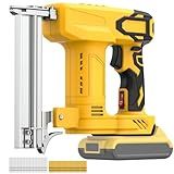 BROVR 18 Gauge Cordless Brad Nailer & Staple Gun for Dewalt 20V Battery (Not Included), 2 in 1 Nail Gun/Staple Gun Battery Powered with 2000 Nails, Drives up to 1-1/4in Nails & Crown 7/8in Staples