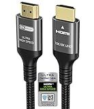 Ubluker 10K 8K 4K HDMI to HDMI Cable 5FT, Certified Ultra High Speed Cord