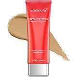 ANJOROUSA Tattoo Cover Up Makeup Waterproof,No Transfer Body Coverage Perfector,Full Coverage Body Foundation & Tattoo Concealer (Natural)