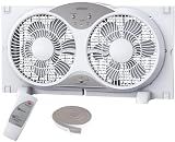 shinic Window Fan, 2026 Updated Quiet Window Exhaust Fan. Reversible Airflow, 9" Blades, Full Remote Control, 3 Functions 3 Speeds. Adjustable Width 23.8"-37", for Bathroom & Kitchen, ETL Certified