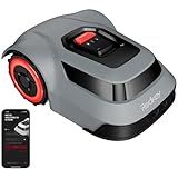 Redkey MGC500 Robot Lawn Mower with 393ft Boundary Wires for 0.12 Acre (1/8 Acre), 45° Slope, 70Mins Runtime, Auto Recharge, Automatic Robotic Lawn Mower w/Precise Location & Breakpoint Detection