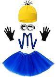 WISHTEN 5 PCS Halloween Costumes for Kids Girls,Halloween Cosplay Dress up