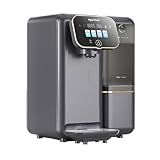 Hydrofast Reverse Osmosis Water Filter Countertop Cold Water, UV 6 Stage RO Water Filtration System, Portable Water Purifier, Grey