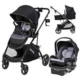 Baby Trend Passport® Switch 6-in-1 Modular Stroller Travel System with EZ-Lift™ Plus Infant Car Seat, Dash Black