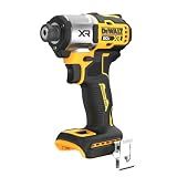 DEWALT 20V MAX XR Impact Driver, 1/4 Inch High Torque Brushless 3 Speed Premium Cordless with LED Light, Extended Runtime, Tool Only (DCF845B)
