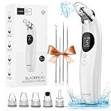 CHIMOCEE Blackhead Remover Pore Vacuum, Upgraded Black Head Remover for Face, Electric Acne Comedone Whitehead Extractor Tools-5 Suction Power, 5 Probes, USB Rechargeable Pimple Popper Tool Kit