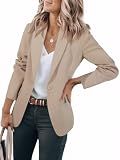 Cicy Bell Womens Casual Blazers Long Sleeve Work Office Suit Jackets Blazer