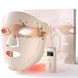 RENPHO 4D Red Light Therapy Mask for Face 2026, Valentines Day Gifts for Women Mom Wife, 324 LEDs Full Face Coverage & 3 Light Modes, Cordless LED Red Light Therapy Face Mask for Home Use & Travel