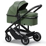 newyoo Nestro 516M 2-in-1 Infant Stroller, Pramette Mode, Muted Olive