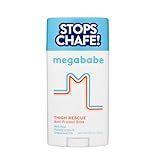Megababe Thigh Rescue Anti-Chafe Stick | Prevents skin chafe & irritation | Thighs, arms, bra-lines & more | Summer Vacation Essentials | 2.12oz (Pack of 2)