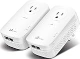 TP-Link AV2000 Powerline Ethernet Adapter, Passthrough, 2 Gigabit Ports