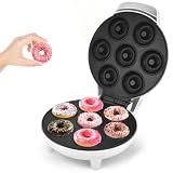 DSP Mini Donut Maker - Non-Stick, 7 Donuts, Cool-Touch