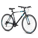 Yventix 700C Road Bike 29.5 Inch Men Women Commuter Hybrid Adult Bicycle
