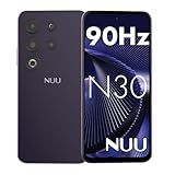 NUU N30 Cell Phone Unlocked for T-Mobile, Mint, Metro, Qlink, Tello 6GB/128GB, Teen Phone, Dual SIM 4G, Octa-Core 6.7" 90Hz HD+, Any Parental APP, Unlocked Android Phones, Purple, 1 Year US Warranty