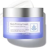 Crogooe Neck Firming Cream - Neck Creams for Tightening and Firming, Tightening and Lifting Wrinkles & Crepey Skin for Neck & Décolleté-1.7 fl.oz