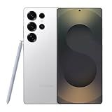 SAMSUNG Galaxy S25 Ultra 512GB AI Smartphone, Unlocked Android, AI Night Mode Camera, Snapdragon 8 Elite Fast Processor, 5000mAh Battery, Built-in S Pen, 2025, US 1 Yr Warranty, Titanium Whitesilver