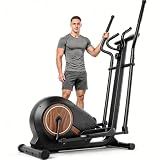 ANCHEER Elliptical Exercise Machine, Elliptical Trainer for Home Gym, Exercise Equipment 500Lbs Max Weight (Charcoal)