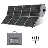 CTOLITY 400W Portable Solar Panel for Power Station, Foldable 400Watt Solar Panels High Efficiency, IP65 Waterproof, Adjustable Kickstand, Charger for Camping Essentials, RV, Emergency Power Backup