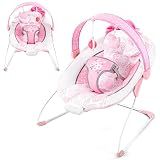 Baby Bouncer, Portable Infant Bouncer, Adjustable and Foldable, Baby Bouncer Seat for Baby 0-6 Months 6-20 lbs Indoor & Outdoor Use