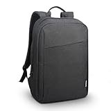 Lenovo Laptop Backpack B210, 15.6-Inch Laptop/Tablet, Durable, Water-Repellent, Lightweight, Clean Design, Sleek for Travel, Business Casual or College, GX40Q17225, Black