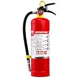 Ougist ABC Dry Chemical Fire Extinguisher, 5 lb – 2-A:10-B：C Rated for Home, Office & Vehicle, Quick Release, Easy-Grip Handle, Ideal for Electrical & Grease Fires, Car Extinguisher, Model FF2KG