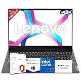 Lenovo 2025 New V15 Business Laptop(2025/2026 Edition) with Microsoft Office, Intel Powerful CPU, 16GB RAM, 256GB SSD, 15.6" FHD Display, Ultra Quiet Design, Long Battery Life, Windows 11 Pro-WOWPC
